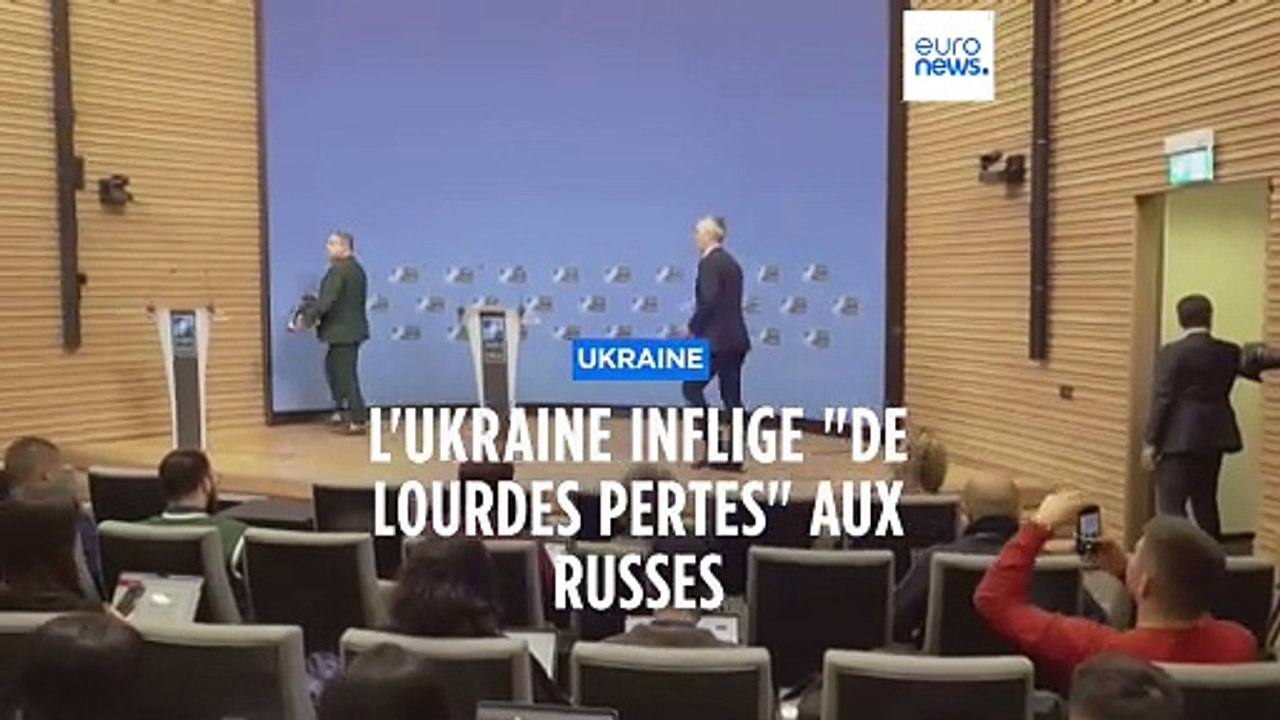 L'Ukraine inflige "de lourdes pertes" aux Russes