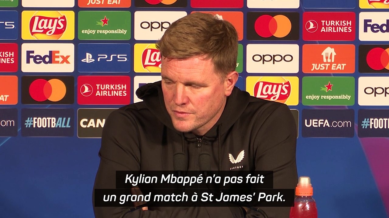 Howe : "Mbappé ? Nous ferons de notre mieux sur le plan défensif"