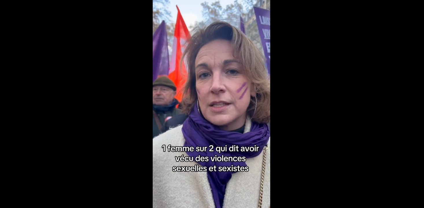 "1 femme sur 2 a subi des violences sexistes et sexuelles au travail." Marylise Léon