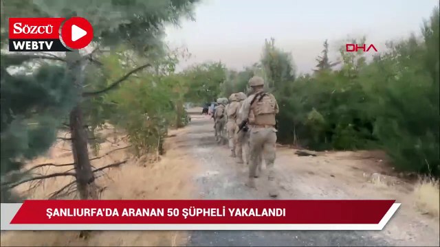 Şanlıurfa'da aranan 50 şüpheli yakalandı