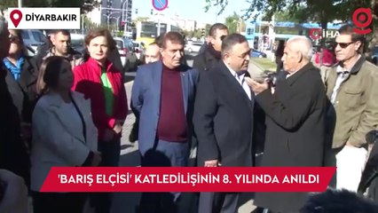 Tahir Elçi katledilişinin 8’inci yılında Diyarbakır'da anıldı