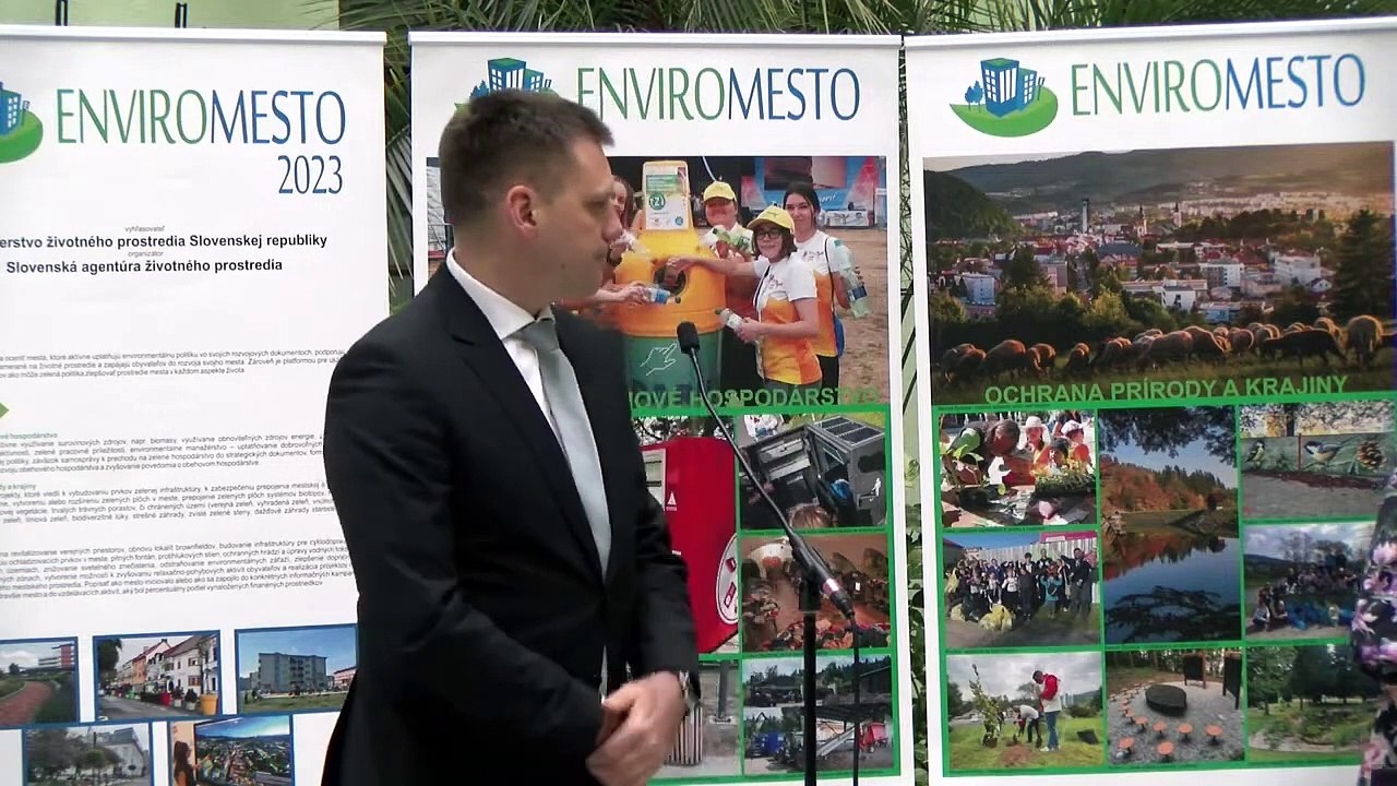 ZÁZNAM: Titul Enviromesto 2023 získalo mesto Banská Bystrica