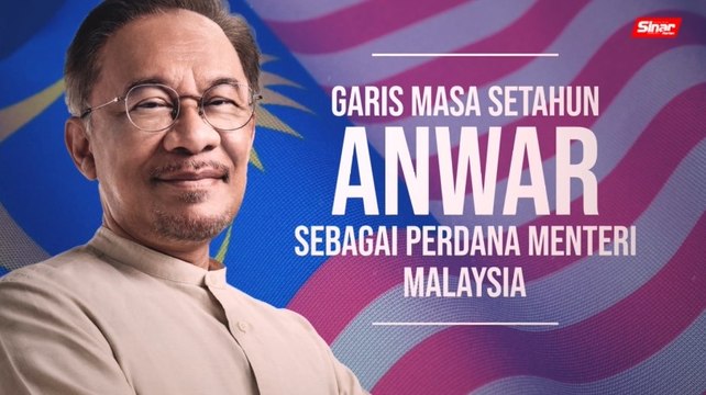 Garis masa setahun Anwar sebagai Perdana Menteri