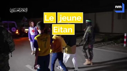 Les images de la libération d’Eitan, 12 ans et otage du Hamas