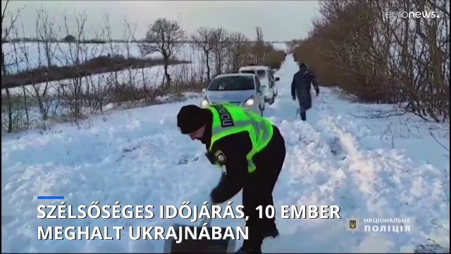 Legalább 10 ember meghalt Ukrajnában a szélsőséges időjárás miatt