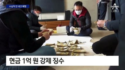 금고 사수하려고 욕설·자해…고액체납자 562명 추적