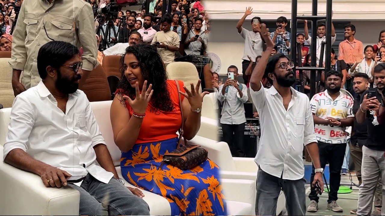 Actress Jewel Mary & Harisree Asokan At A Renjith Cinema Audio Launch