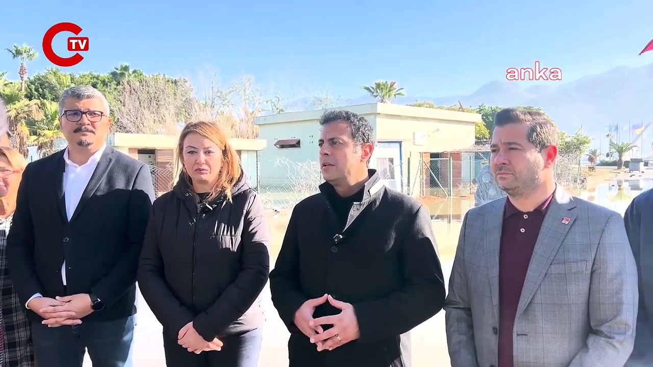 CHP heyeti sel felaketinin vurduğu İskenderun'da: Göz göre göre geldi!