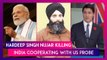 Hardeep Singh Nijjar Killing: India Cooperating With US Probe, Says Indian Envoy To Canada
