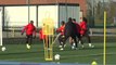RC Lens train ahead of UEFA Champions League game with Arsenal