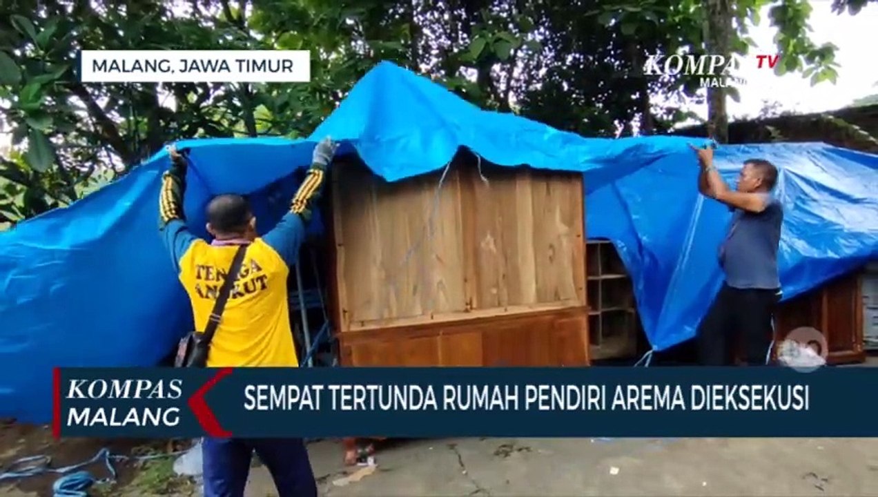 Sempat Tertunda, Rumah Pendiri Arema Dieksekusi