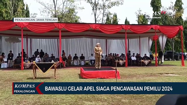 Bawaslu Kabupaten Pekalongan Gelar Apel Siaga Pengawasan Pemilu 2024