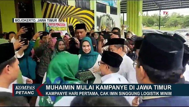 Kampanye di Jawa Timur, Cawapres Cak Imin Sebut Amin Adalah Paslon Paling Pas-pasan soal Logistik