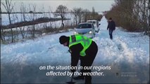 Snow storms leave 10 dead in southern Ukraine as extreme weather hits region