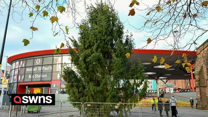 Furious residents blast "Scrooge" council for putting up a "shabby" Christmas tree