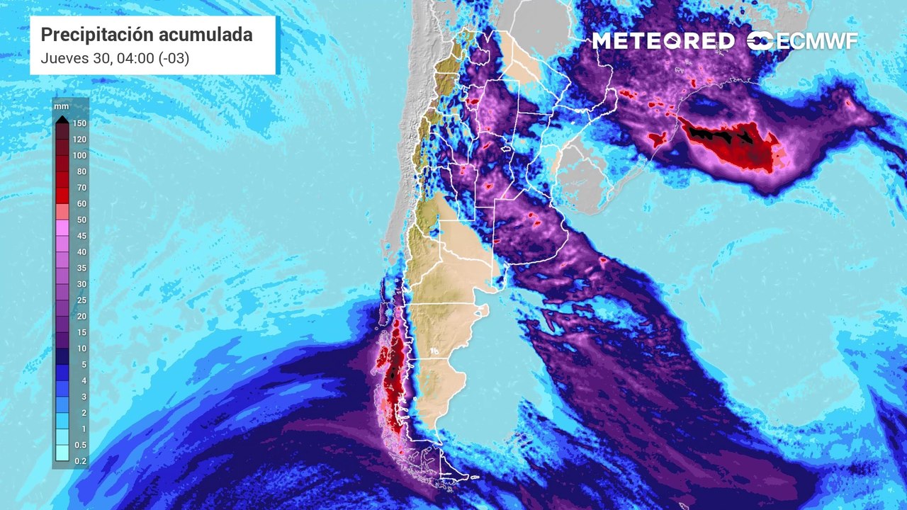 Acumulados de lluvia