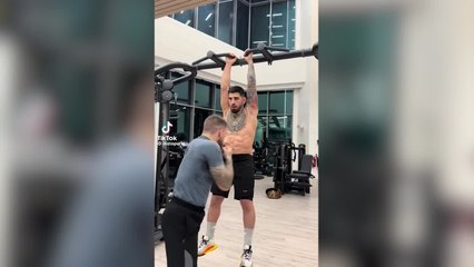El nuevo entrenamiento de Topuria