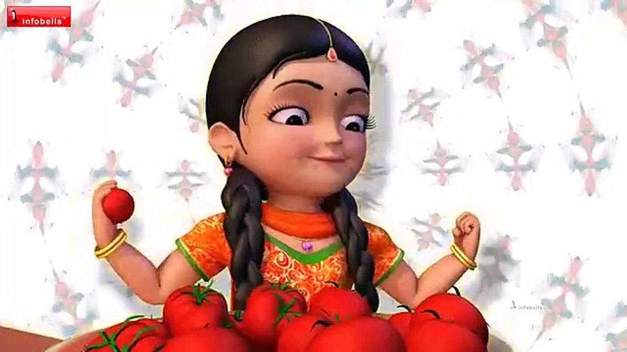 आ_हा_टमाटर_।_Hindi_Rhymes_for_Children___Tomato_Song___Infobells