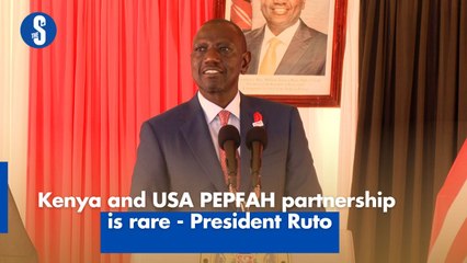 Kenya and USA PEPFAH partnership is rare - President Ruto