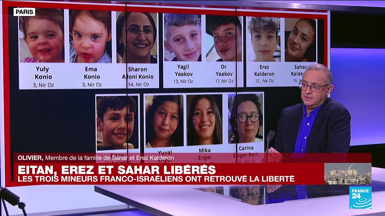 Otages libérés par le Hamas : les proches des otages français "soulagés"