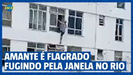 Amante é flagrado fugindo pela janela de apartamento no Rio de Janeiro