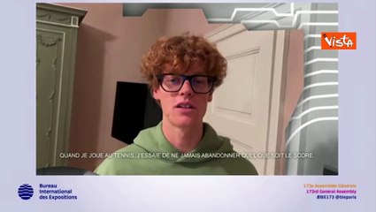 Expo 2030, Jannick Sinner: "Italia incarna valori sociali e umanit?, votate per Roma"