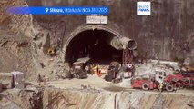 First workers pulled from collapsed tunnel in India