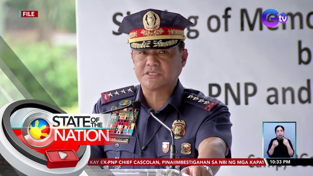 Posibleng paglason kay EX-PNP Chief Cascolan, pinaiimbestigahan sa NBI ng mga kapatid niya bago pa ang kanyang pagpanaw | SONA