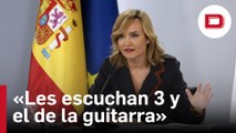 El Gobierno desprecia la campaña del PP en Europa contra la amnistía: «Les escuchan tres y el de la guitarra»