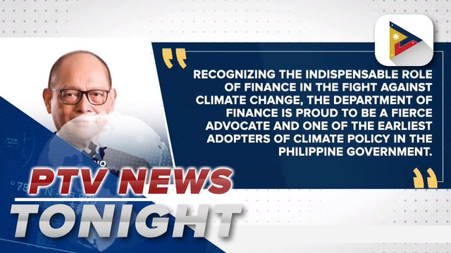 DOF chief underscores finance role in fight vs. climate change