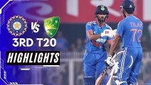 India vs Australia 3rd t20 2023 highlights | Ind vs Aus