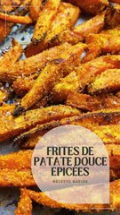 Frites de patate douce épicées