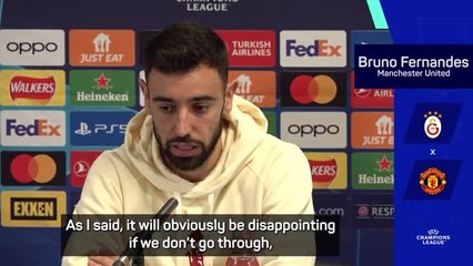Ten Hag and Fernandes emphasise the importance of Galatasaray fixture