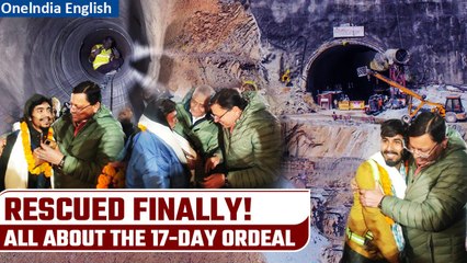 Download Video: Uttarkashi Tunnel Rescue: Worker rescued successfully| Uttarkashi Tunnel Collapse Timeline| Oneindia