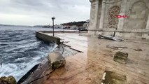 İstanbul'da Fırtına Büyük Mecidiye Camii'ne Zarar Verdi