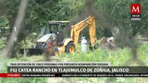 Realiza cateo en un rancho de Jalisco por presunta desaparición forzada