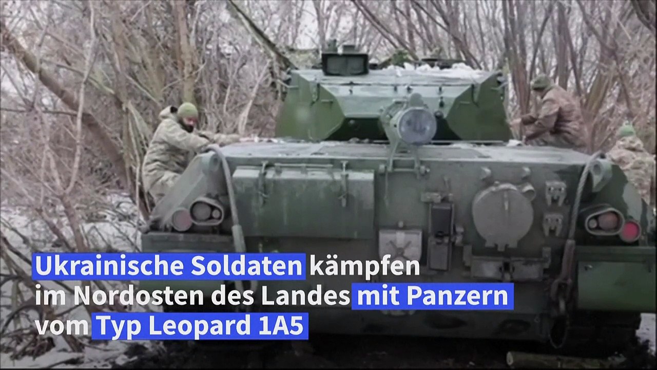 Ukrainische Soldaten schwärmen vom Leopard-Panzer