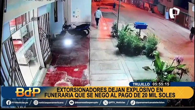 Continúa la extorsión en Trujillo: dejan explosivo en funeraria porque dueños se negaron a pagar cupo