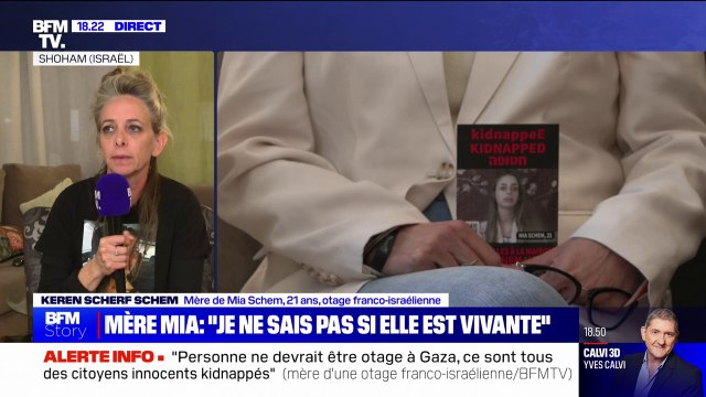Il faut tous les faire revenir à la maison : La mère de Mia Schem, otage franco-israélienne de 21 ans, réagit sur BFMTV aux libérations d’otages du Hamas