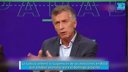 La Justicia ordenó la suspensión de las elecciones en Boca que estaban previstas para el domingo próximo