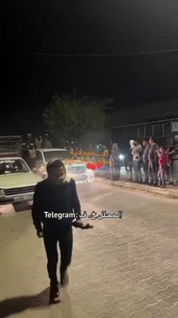 تسليم المحتجزين للصليب الاحمر من قبل كتائب القسام قبل قليل