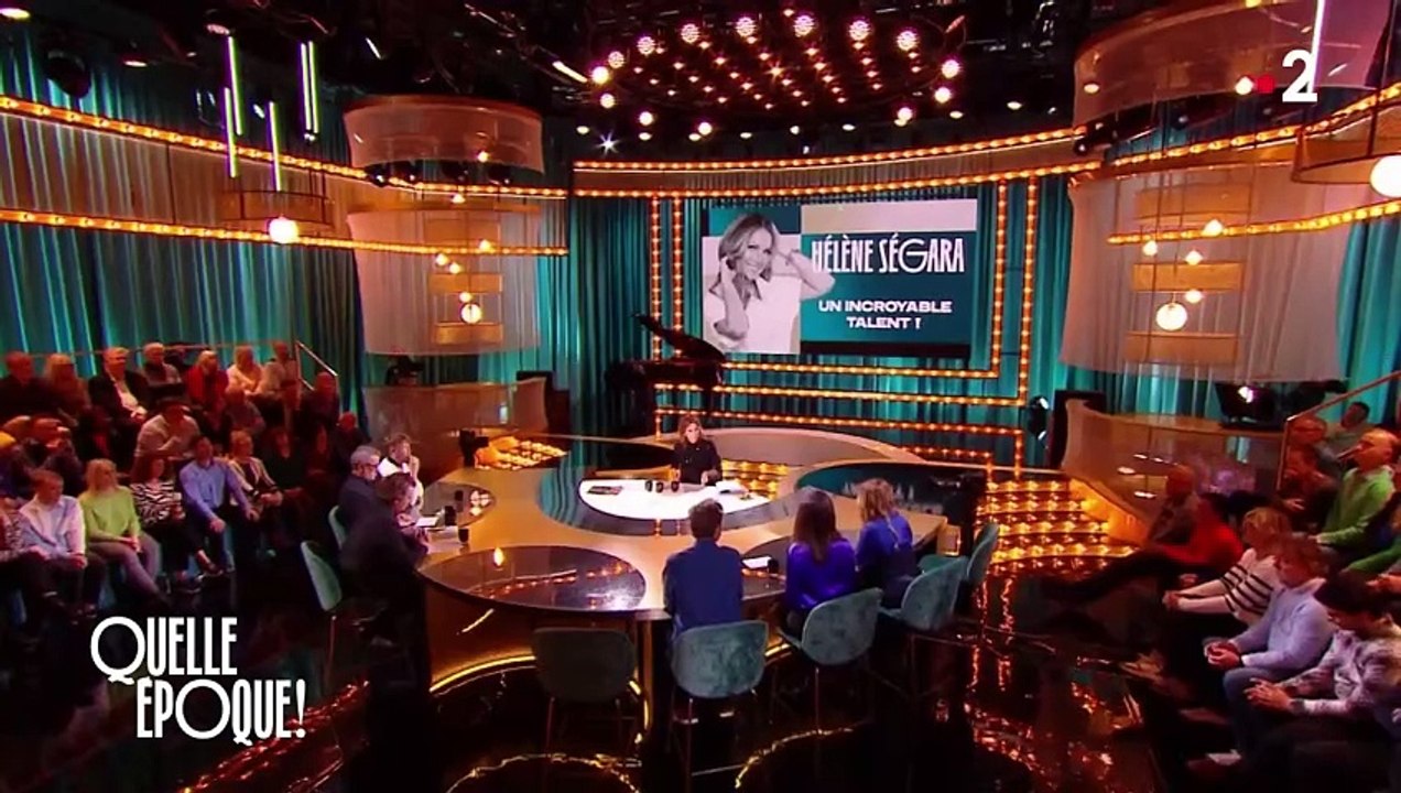 Hélène Ségara dans l'émission "Quelle époque !".