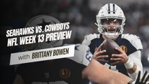 NFL WEEK 13 PREVIEW: Seattle Seahawks vs. Dallas Cowboys