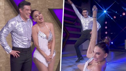 Tefi y Juan Ángel brillaron como pareja bailando salsa y llegó la excelencia