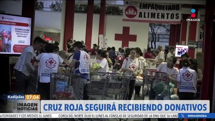 La Cruz Roja cerrará centros de acopio, pero seguirá recibiendo donativos