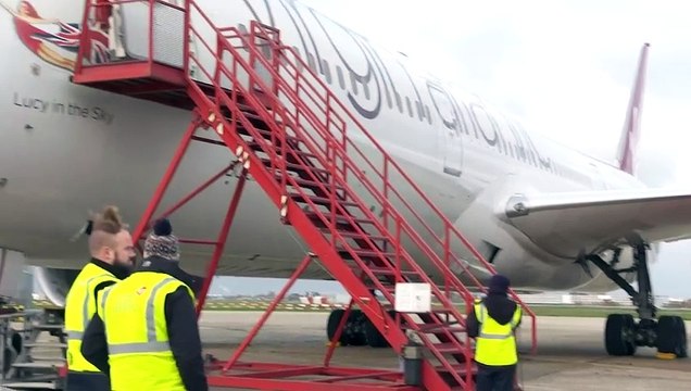 First transatlantic flight using 100% sustainable fuel takes off for New York