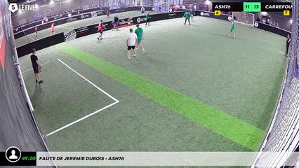 Faute de Jeremie DUBOIS - ASH76