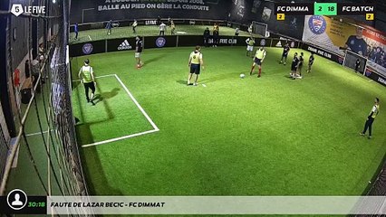 Faute de Lazar BECIC - FC Dimmat
