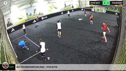 But de Gregoire Doligez  - FIVE guys