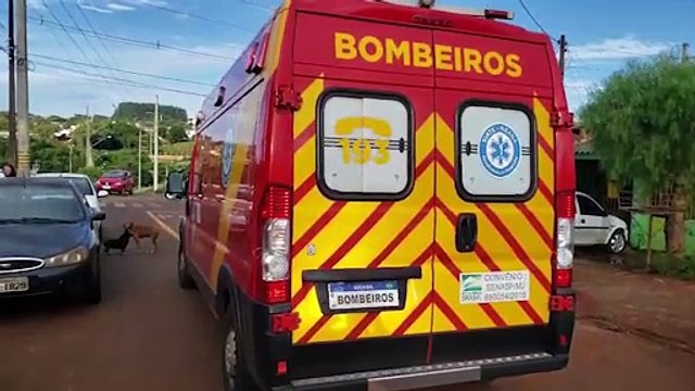 Criança fica ferida ao ser atropelada por bicicleta elétrica na Rua Severino Miola